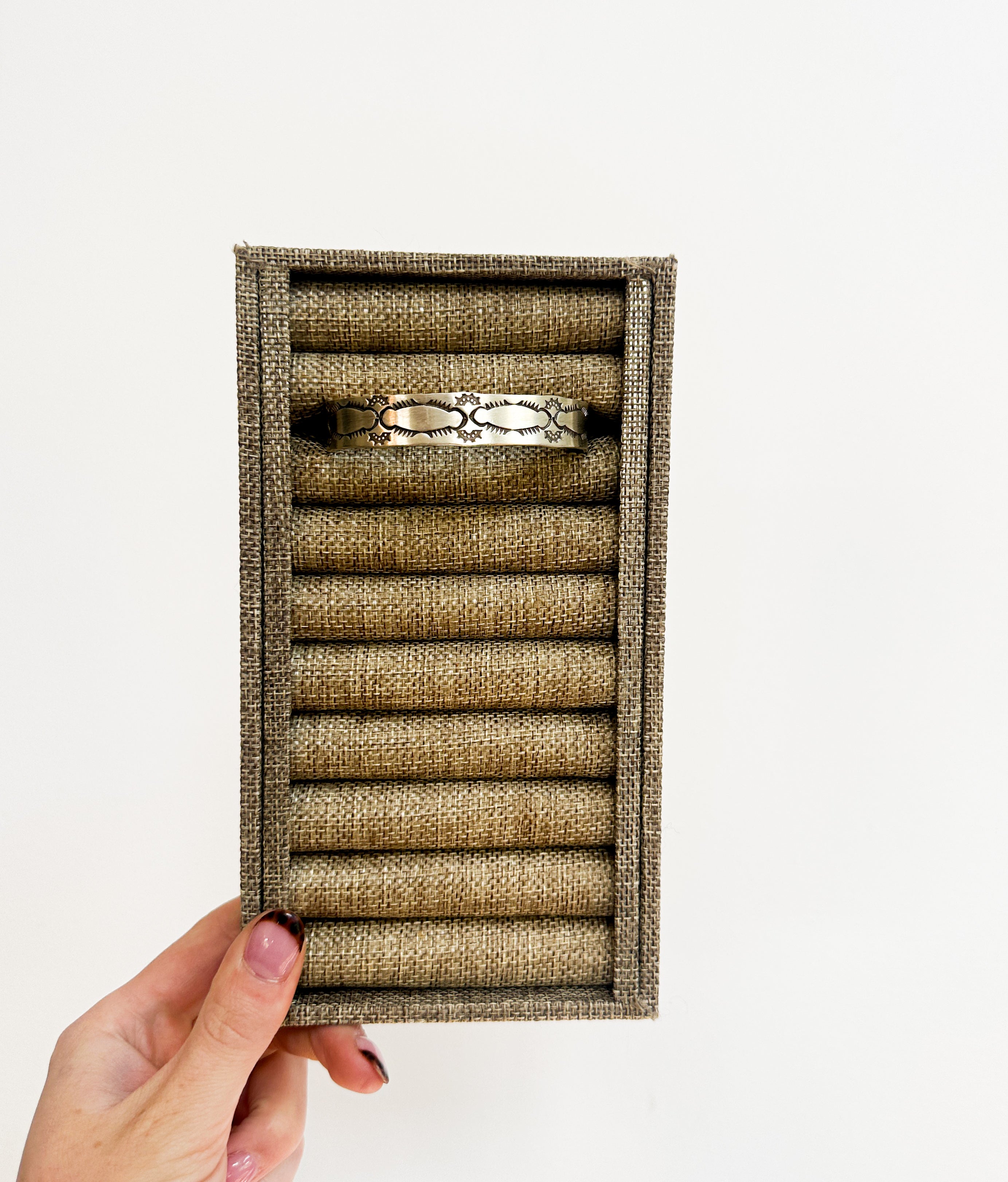 Stamped Sterling Band A