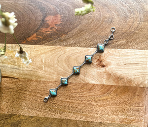 Kingman Turquoise Link Bracelet