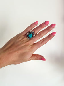 White Water Turquoise Ring