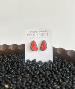 Red Spiny Studs