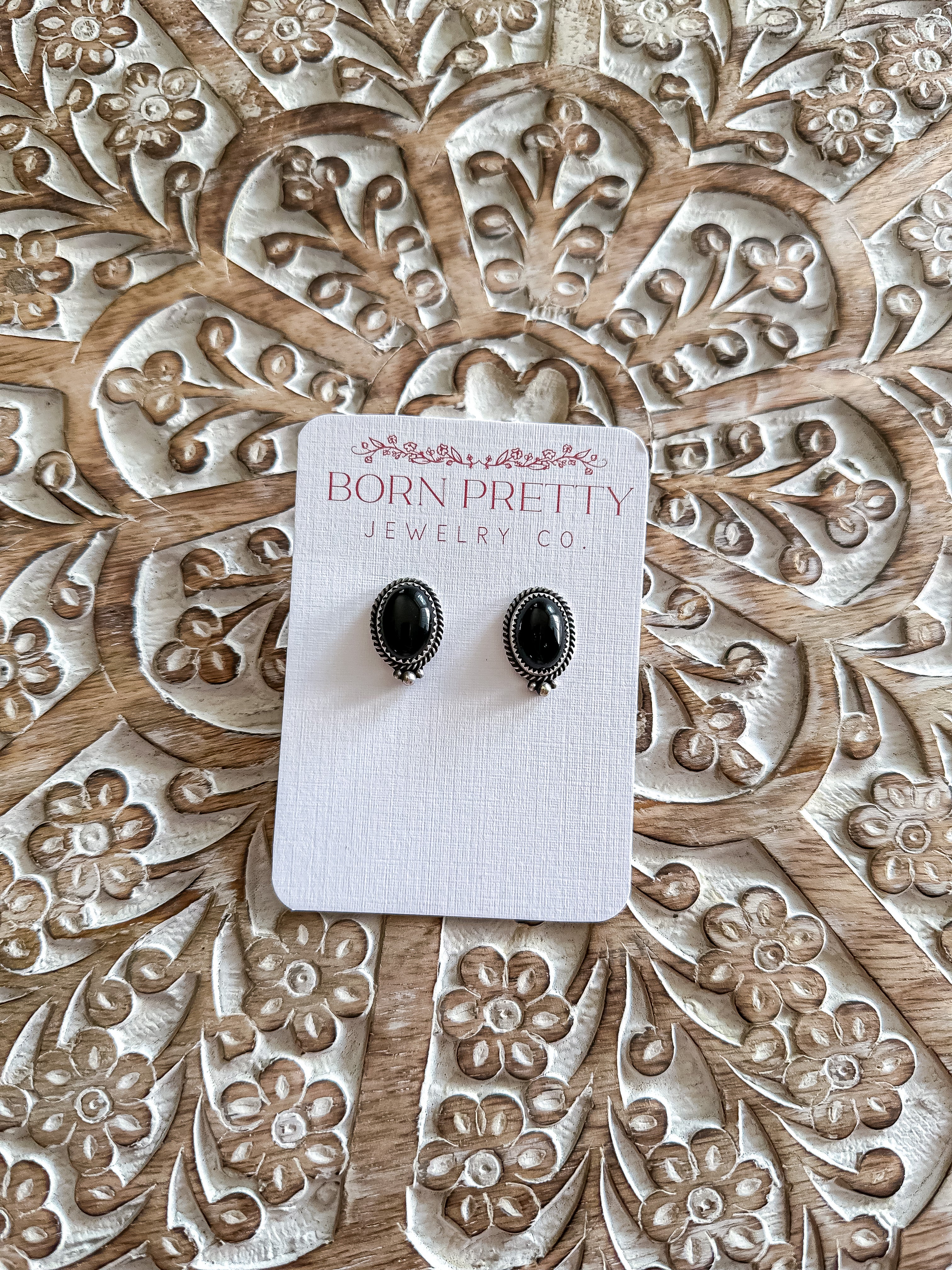 Black Onyx Studs
