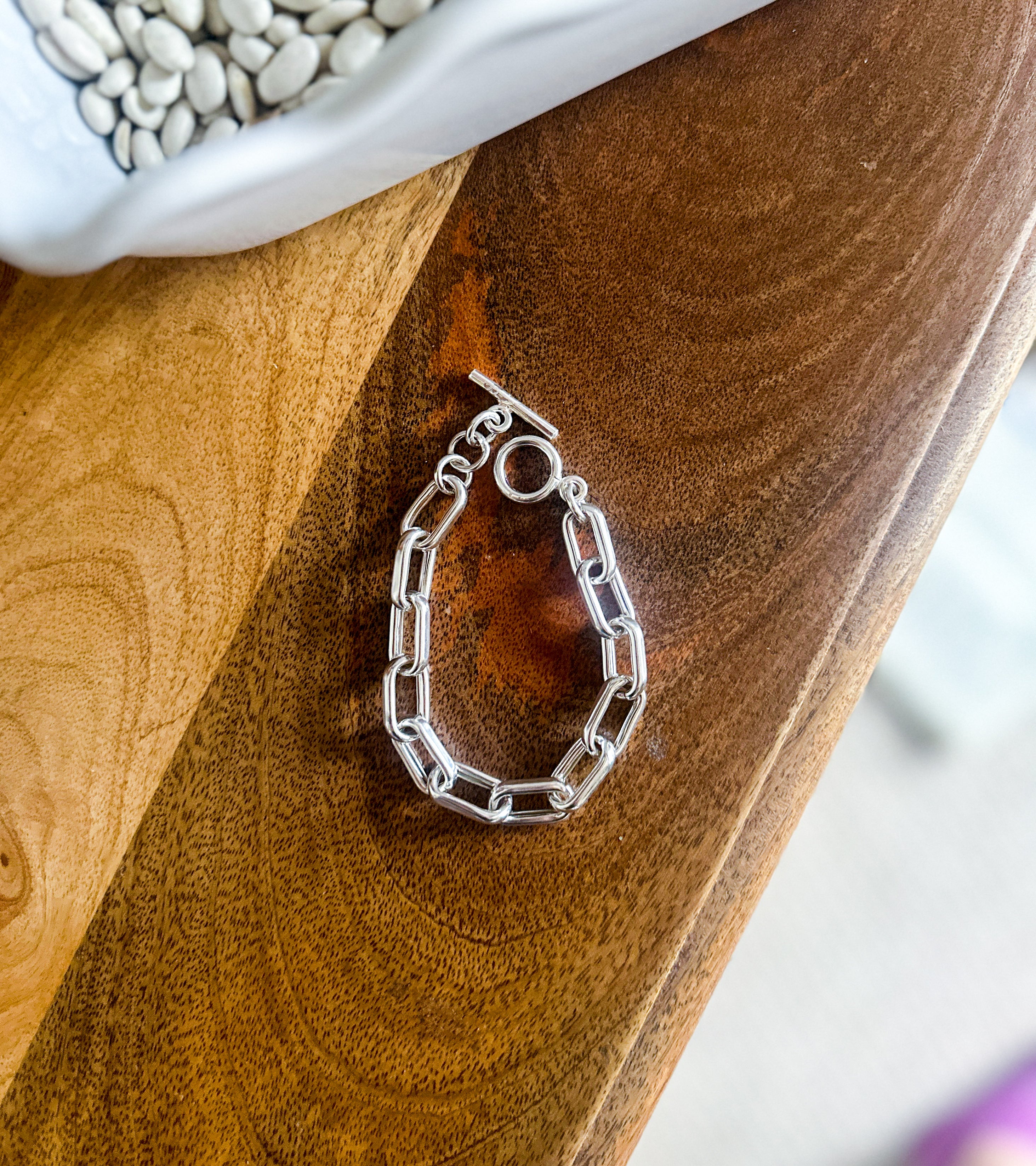 Chunky Sterling Chain Bracelet