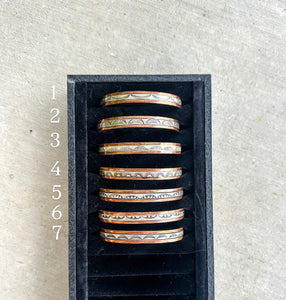 Copper + Sterling Cuffs