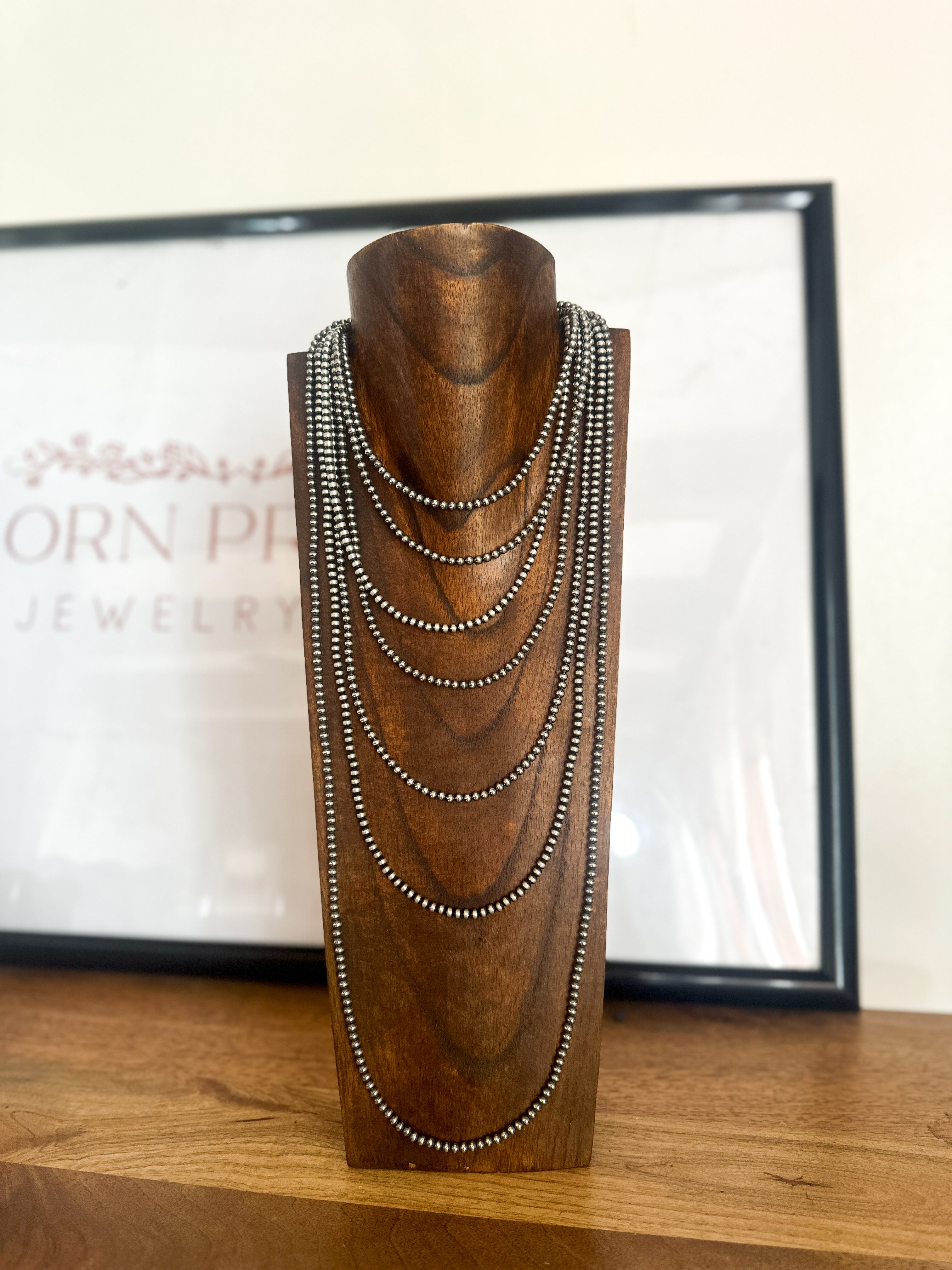 4mm Navajo Pearls
