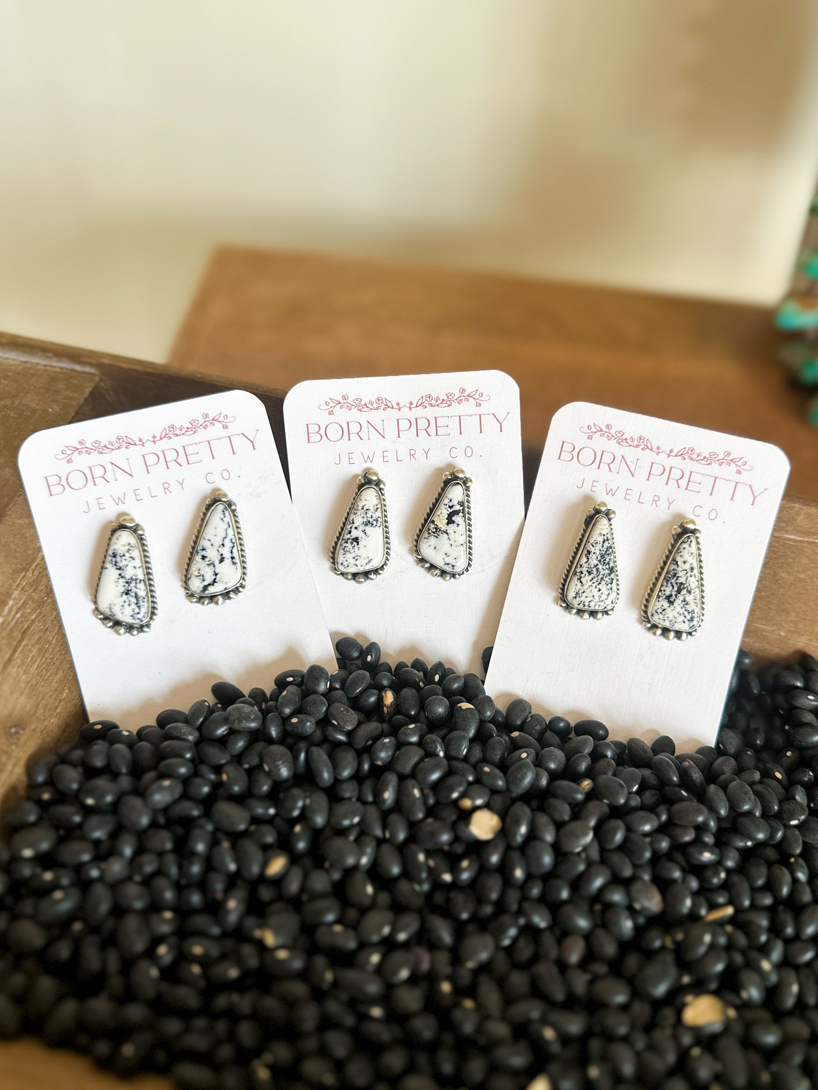 White Buffalo Studs (Multiple Styles)