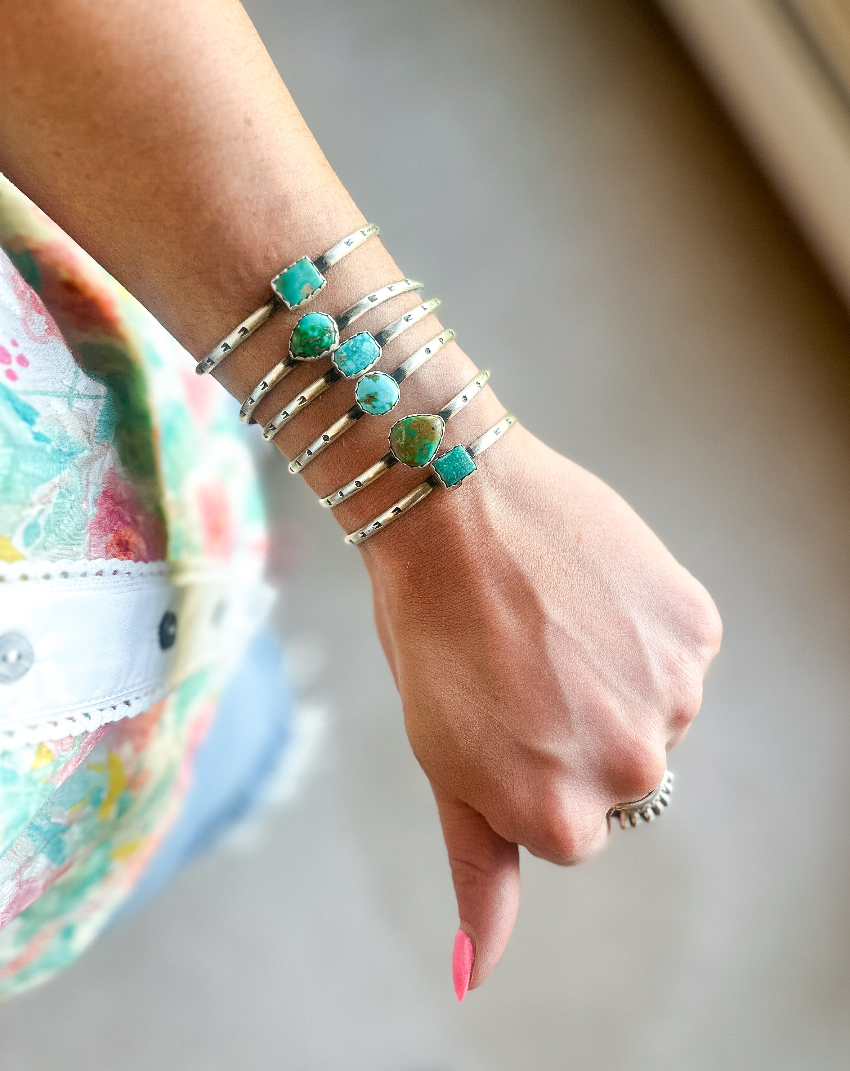 Turquoise Stacker Cuffs