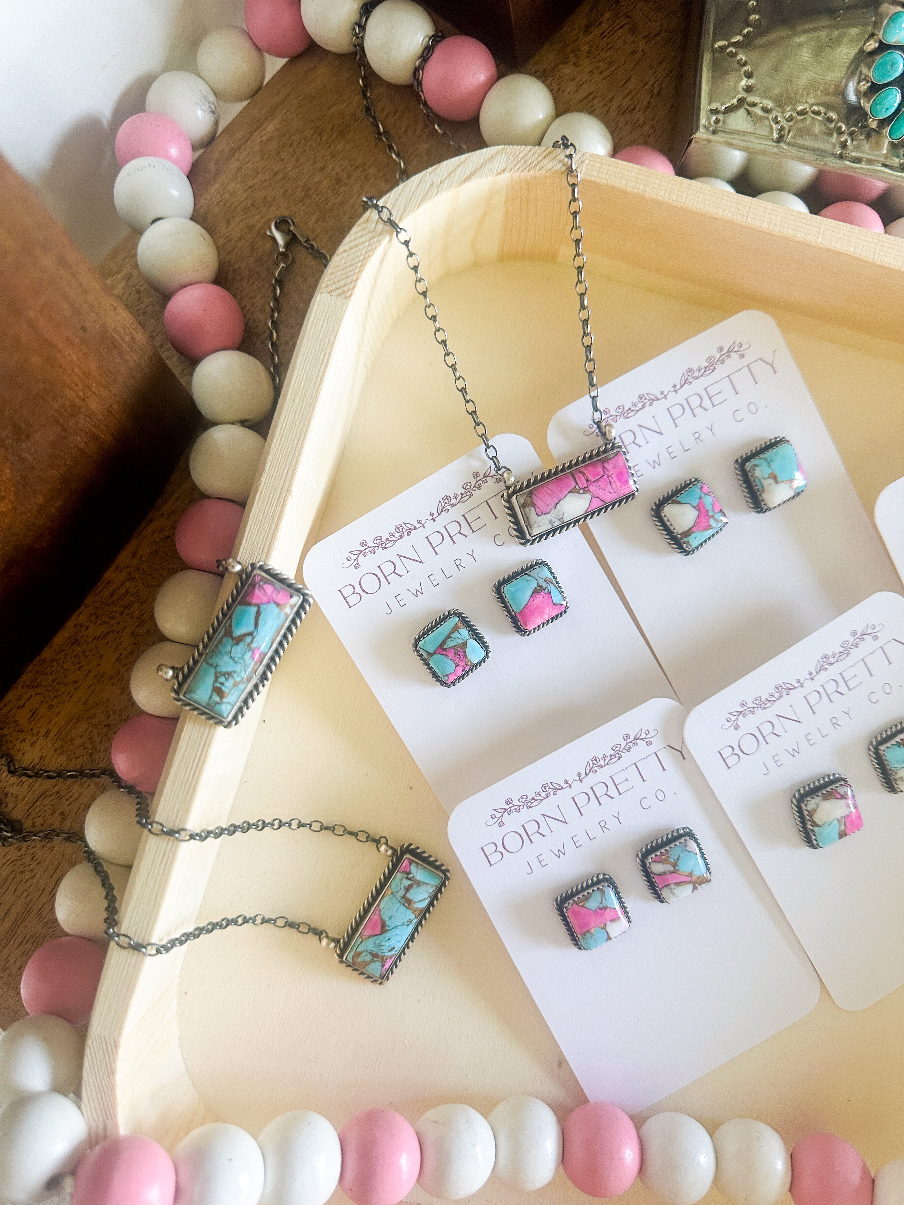 Cotton Candy Bar Necklaces