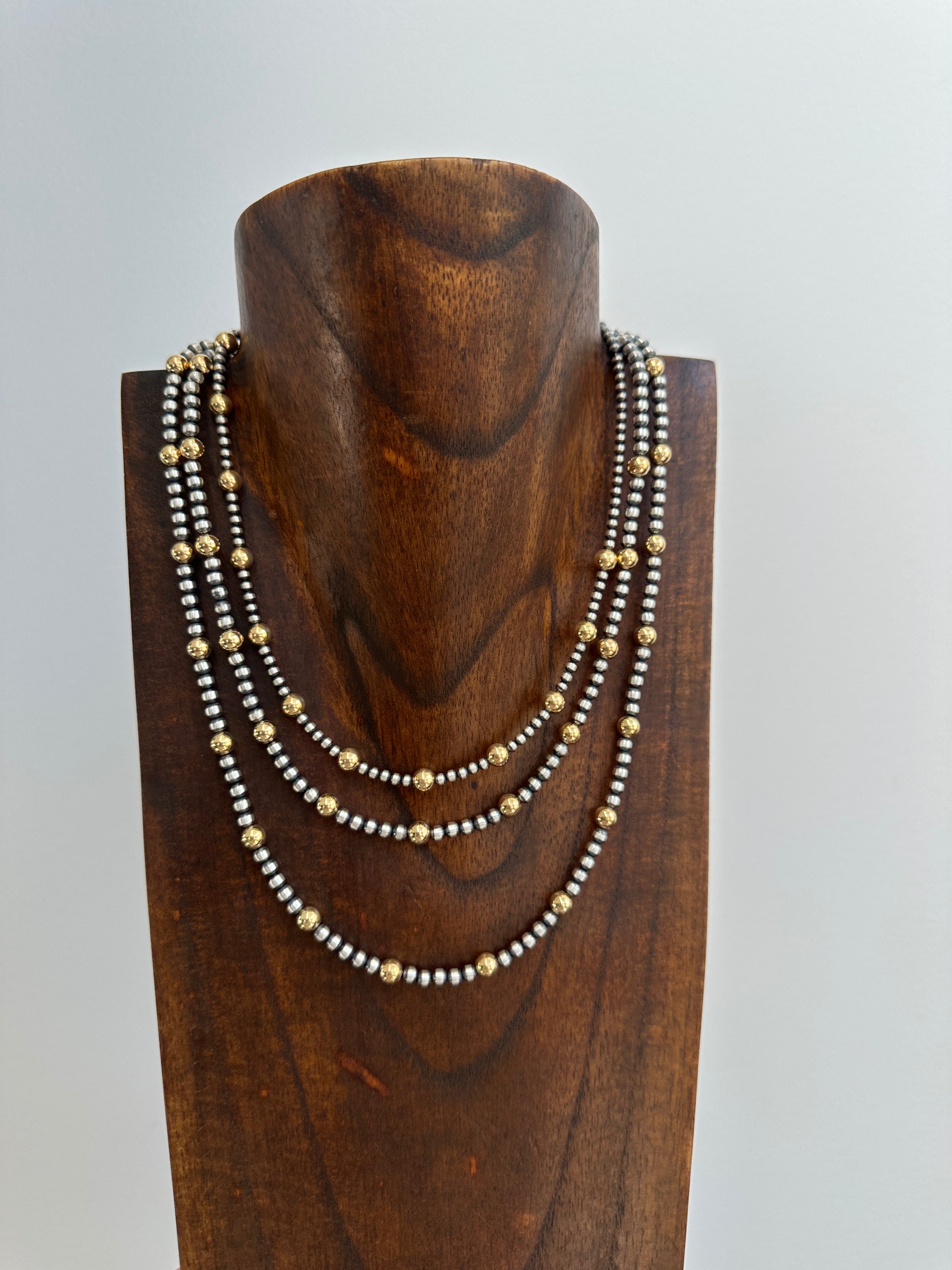4mm Gold + Pearls