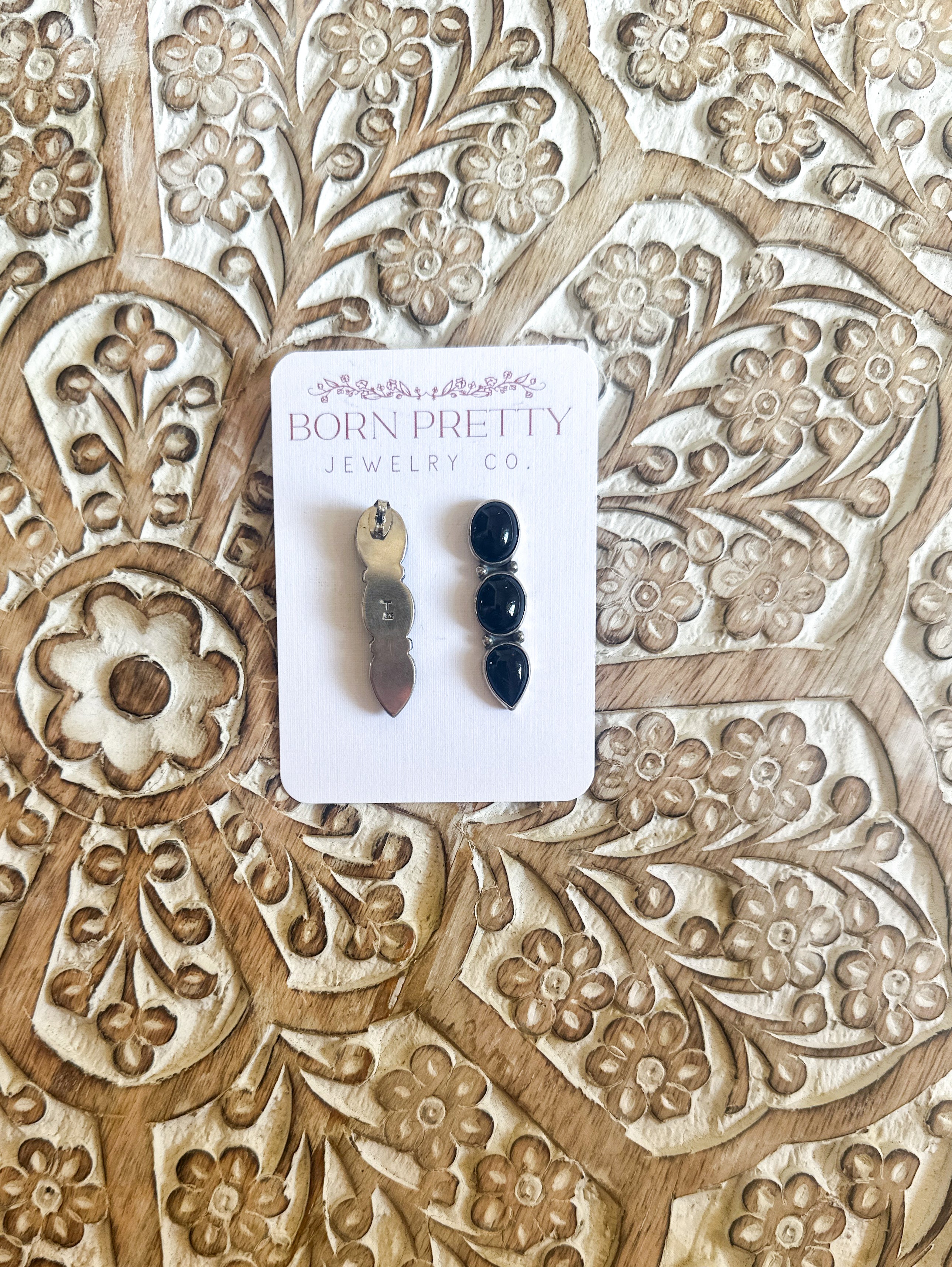 Black Onyx Maria Studs