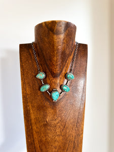 Five Stone Statement Necklace