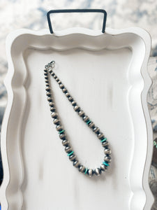 20” Graduated  Pearls and Turquoise