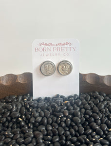 Liberty Coin Studs