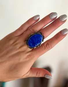 Lapis Statement Ring