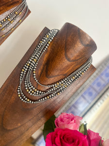 3/4/5 mm Pearls +5 mm Gold
