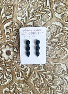 Black Onyx Maria Studs