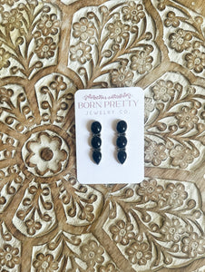 Black Onyx Maria Studs