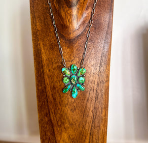 Sonoran Gold Cluster Statement Necklace