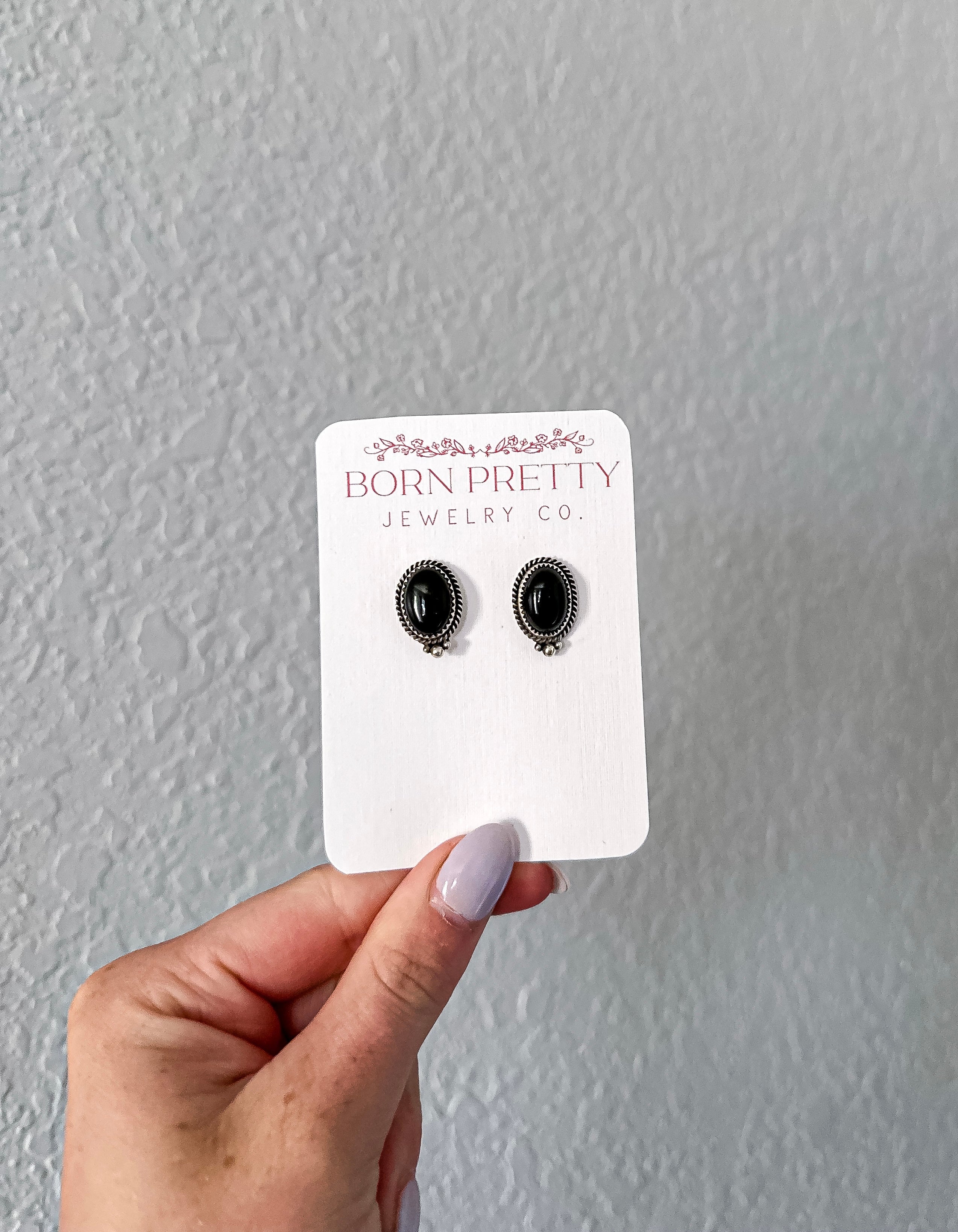 Black Onyx Studs
