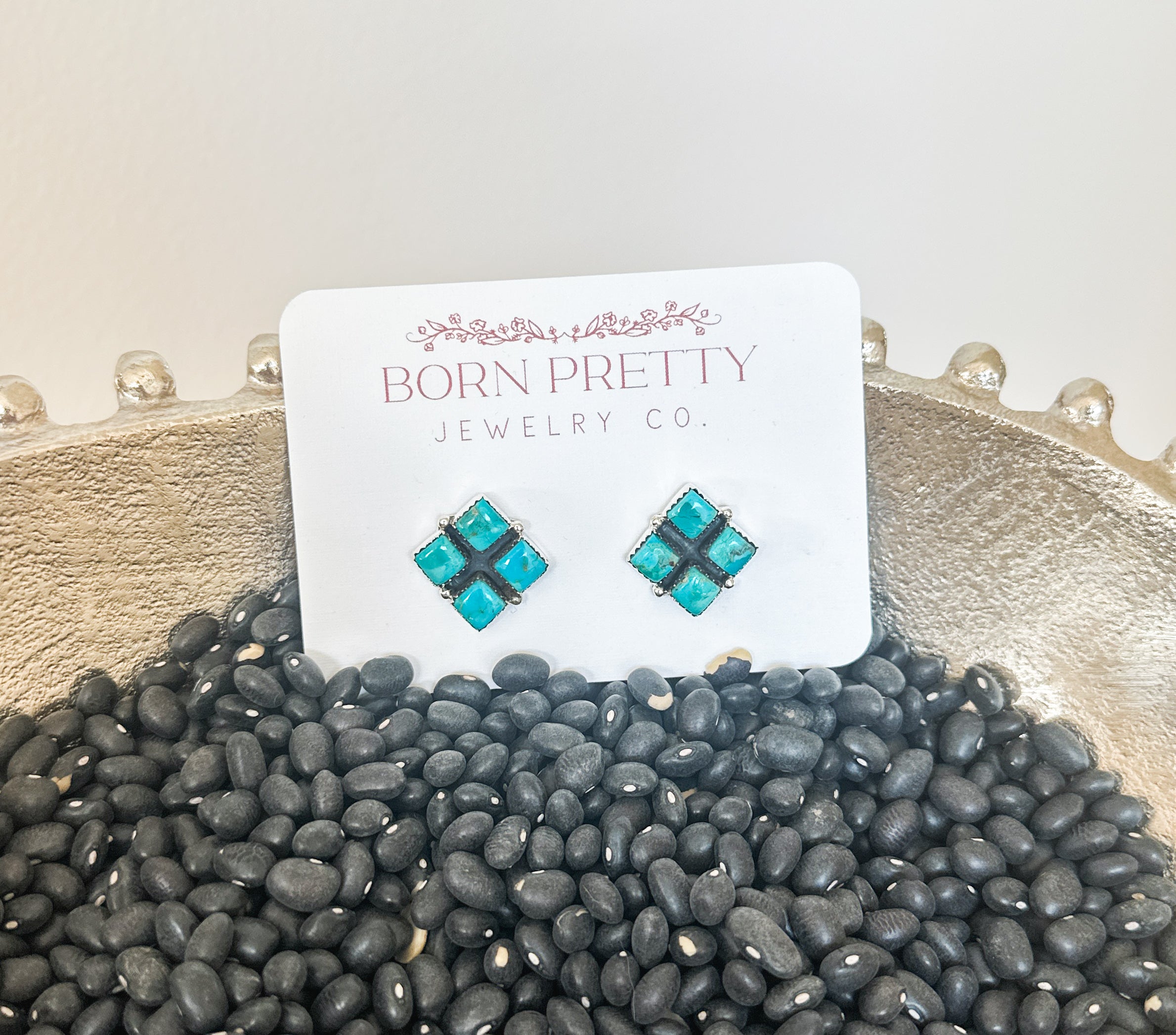 Kingman Four Stone Studs