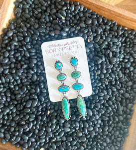Four Stone Sonoran Gold Statement Earrings