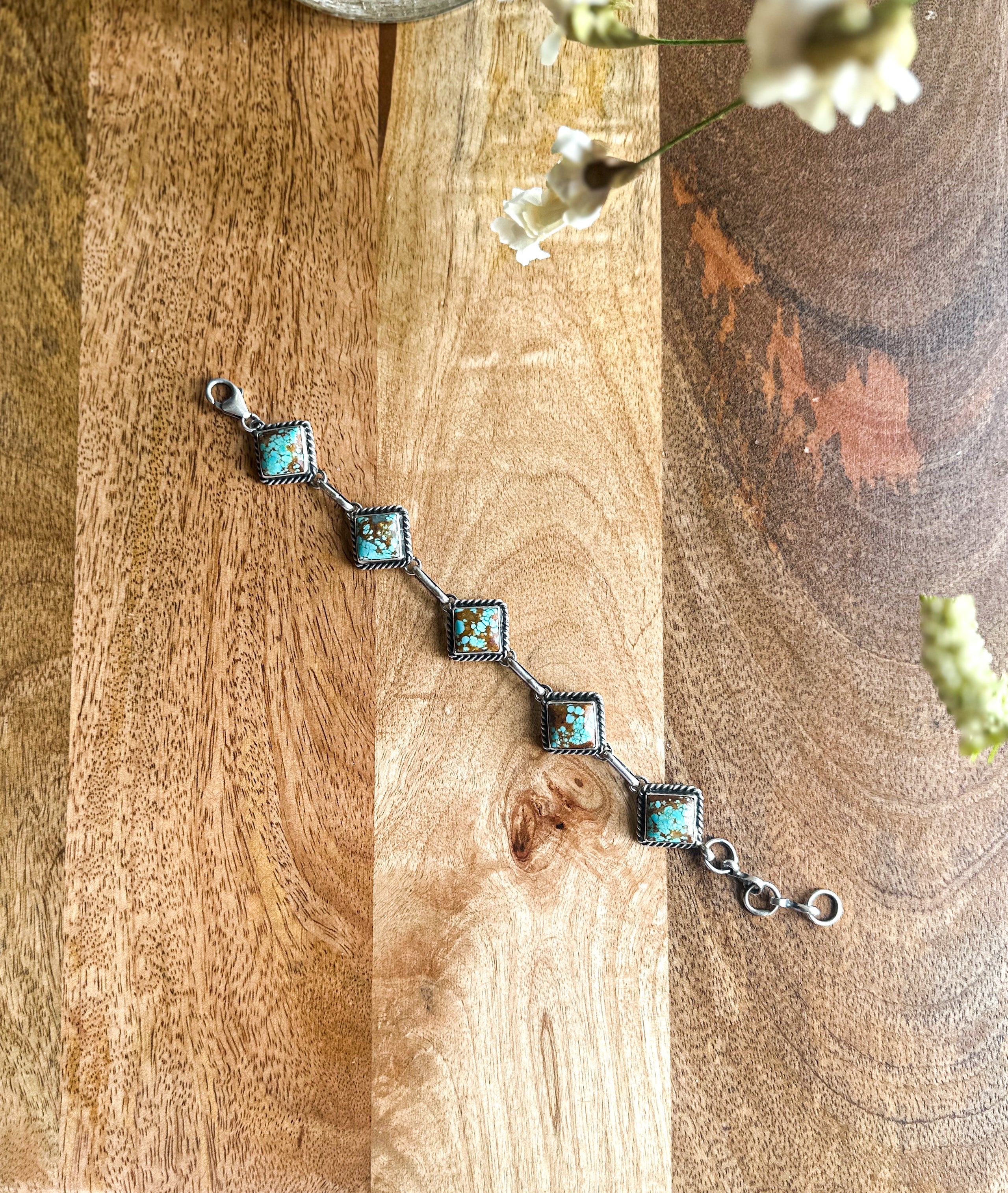 Kingman Turquoise Link Bracelet