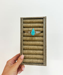 Teardrop Blue Bird Cuff