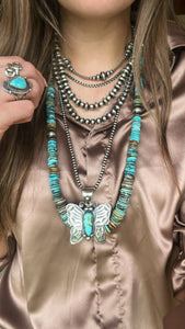 36” Chunky Royston Necklace