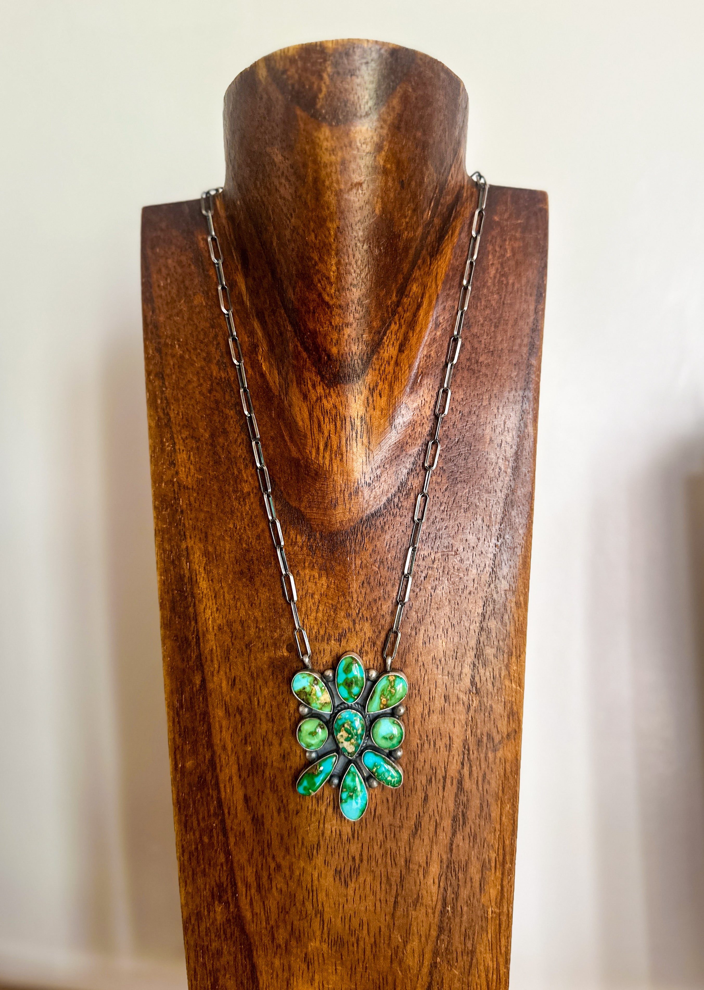 Sonoran Gold Cluster Statement Necklace