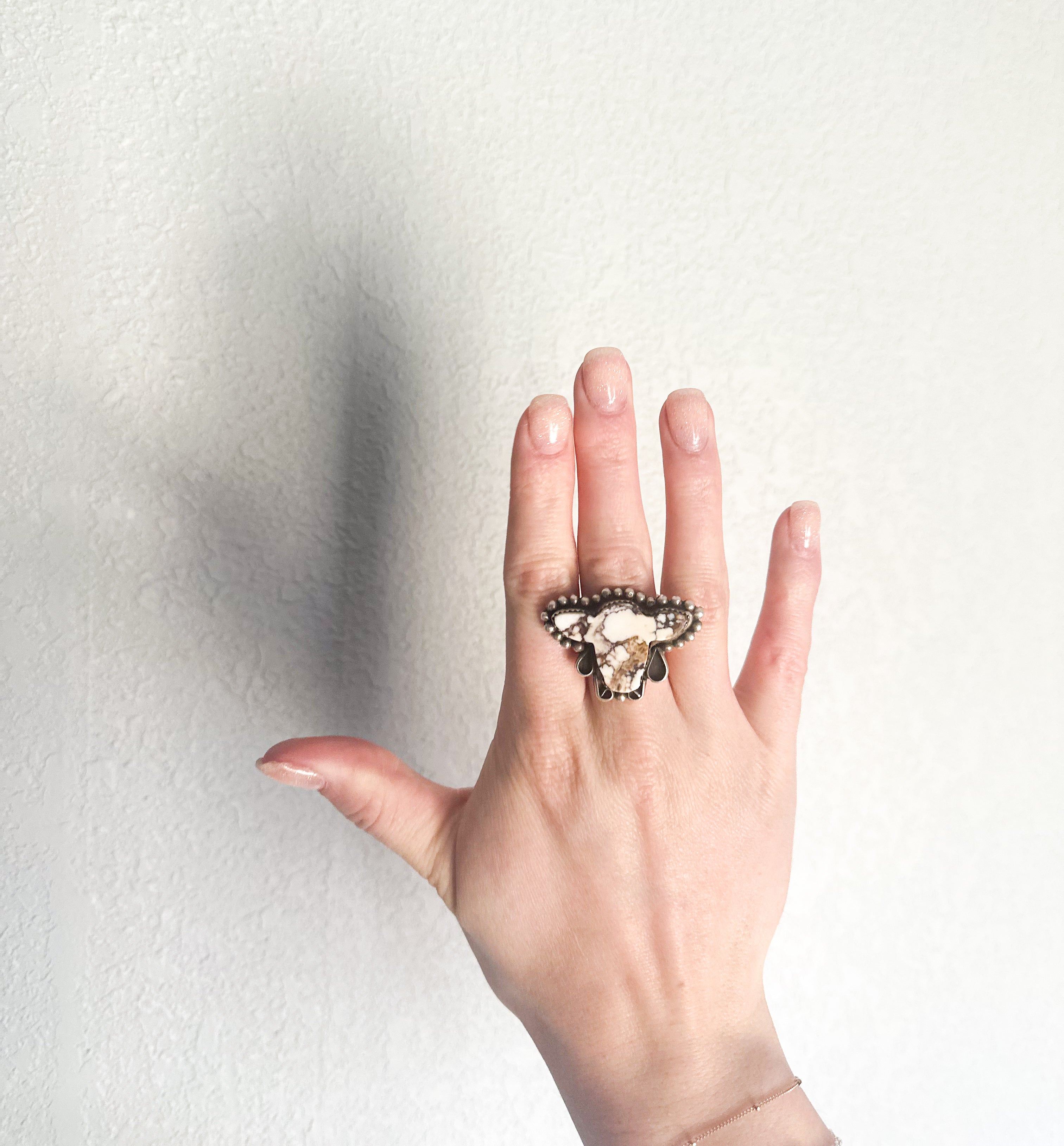 Wild Horse Cow Head Ring