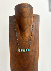 Five Stone Sonoran Statement Bar Necklace