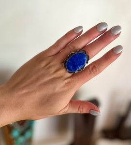 Lapis Statement Ring