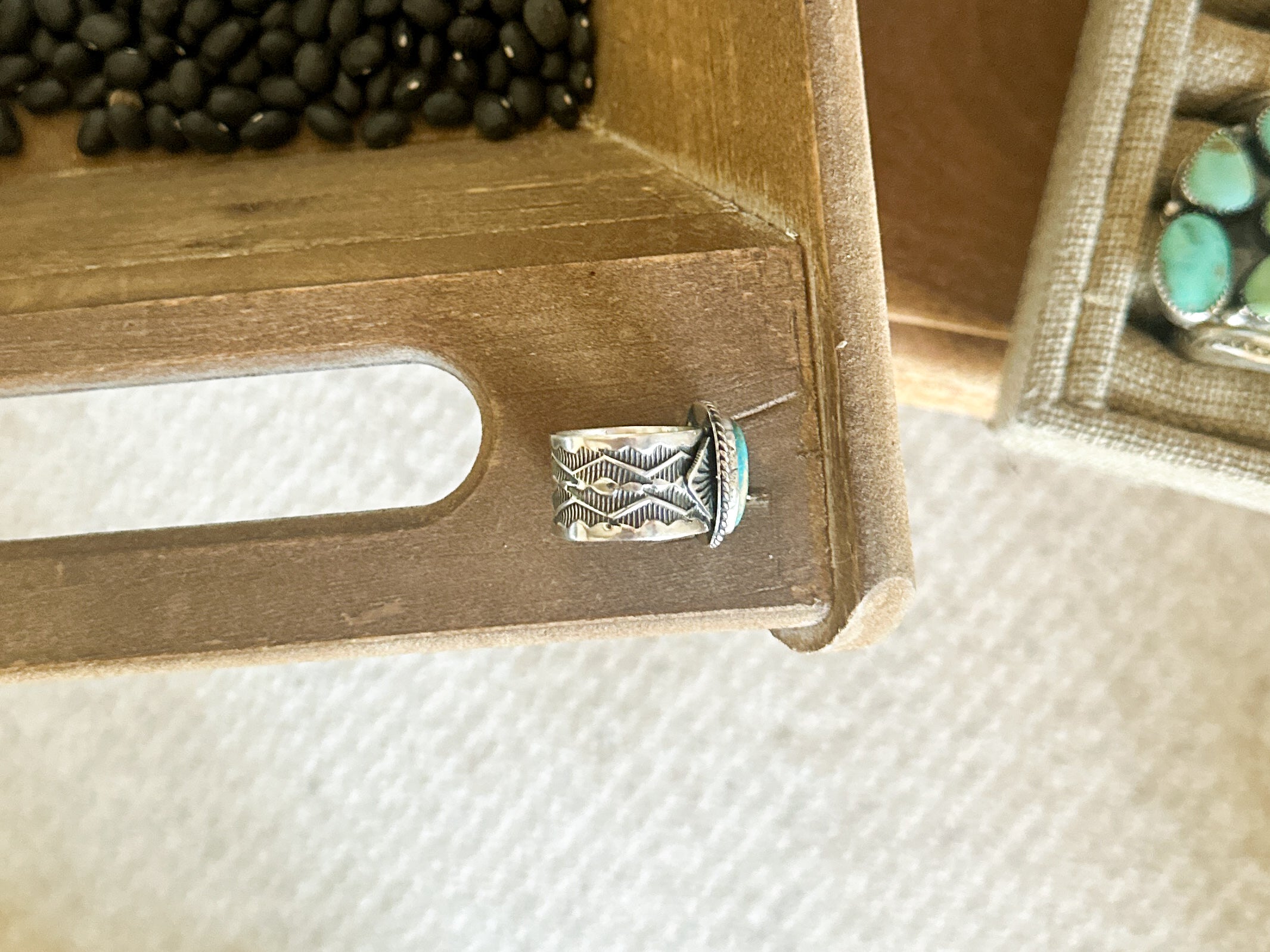 Contemporary Cigar Band Ring Size 7