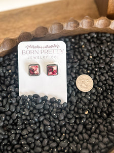 Dahlia Rose Studs