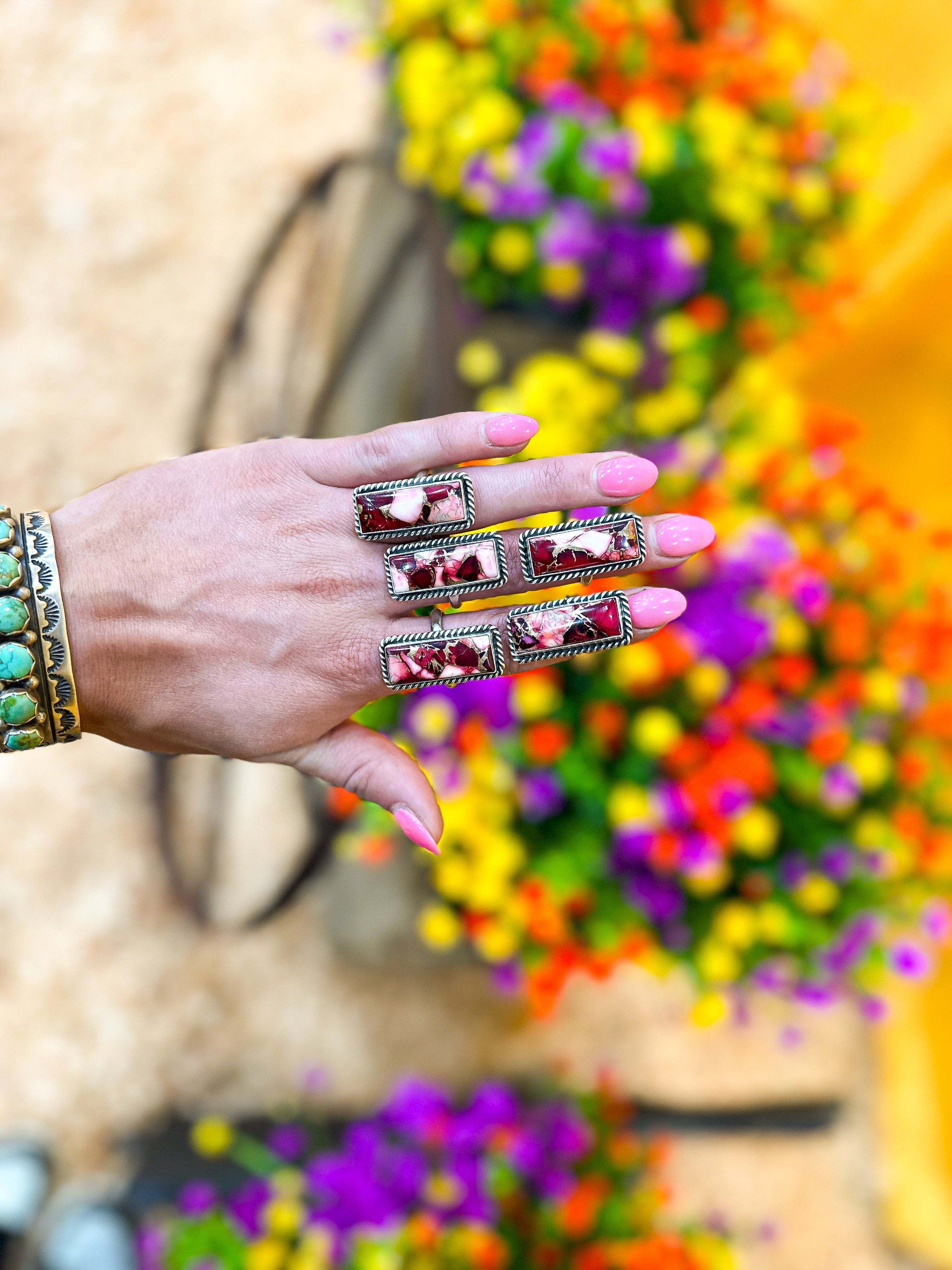 Dahlia Rose Rings