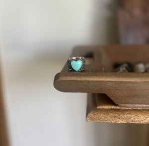 Heart Cigar Band Ring