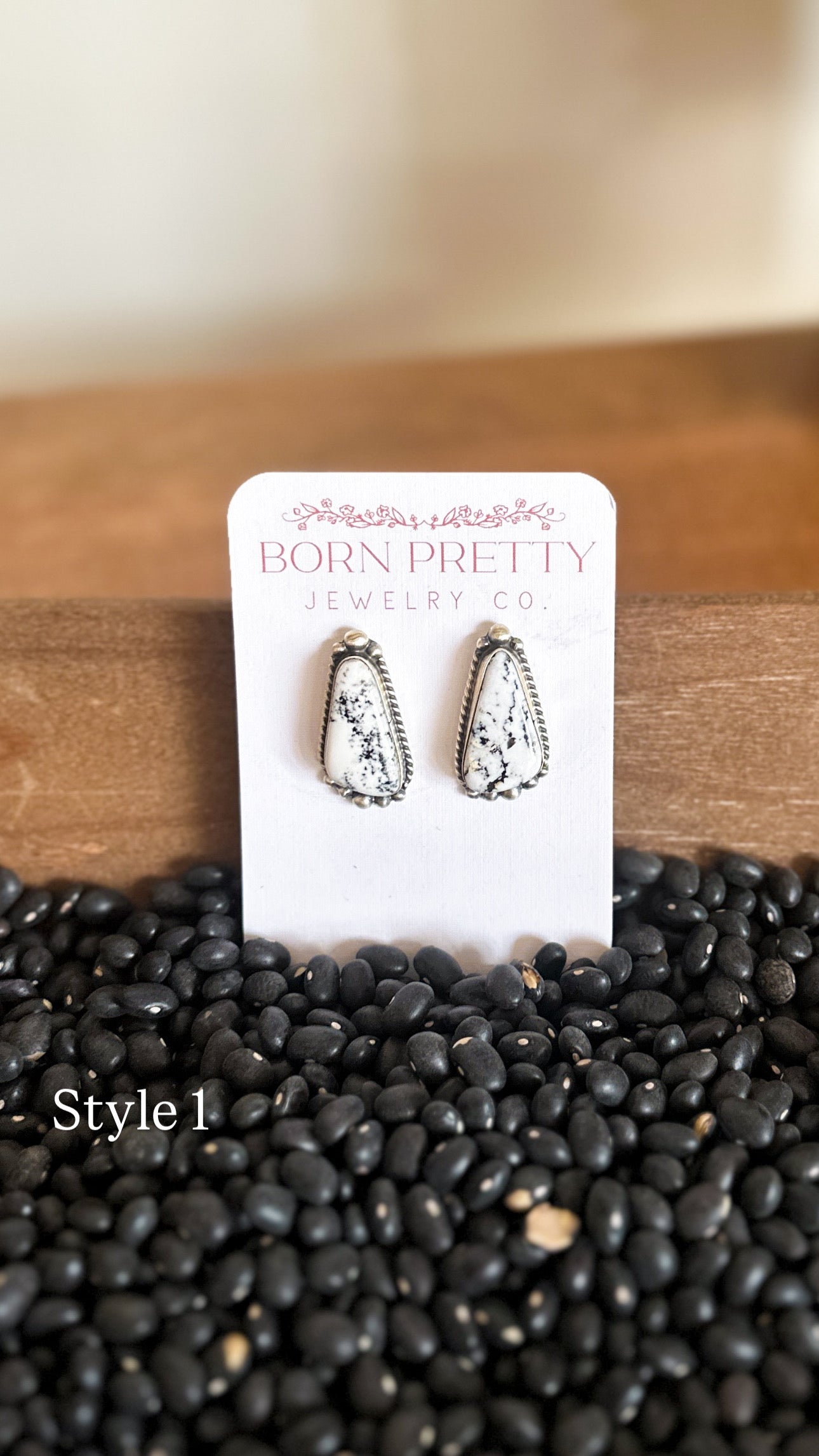 White Buffalo Studs (Multiple Styles)