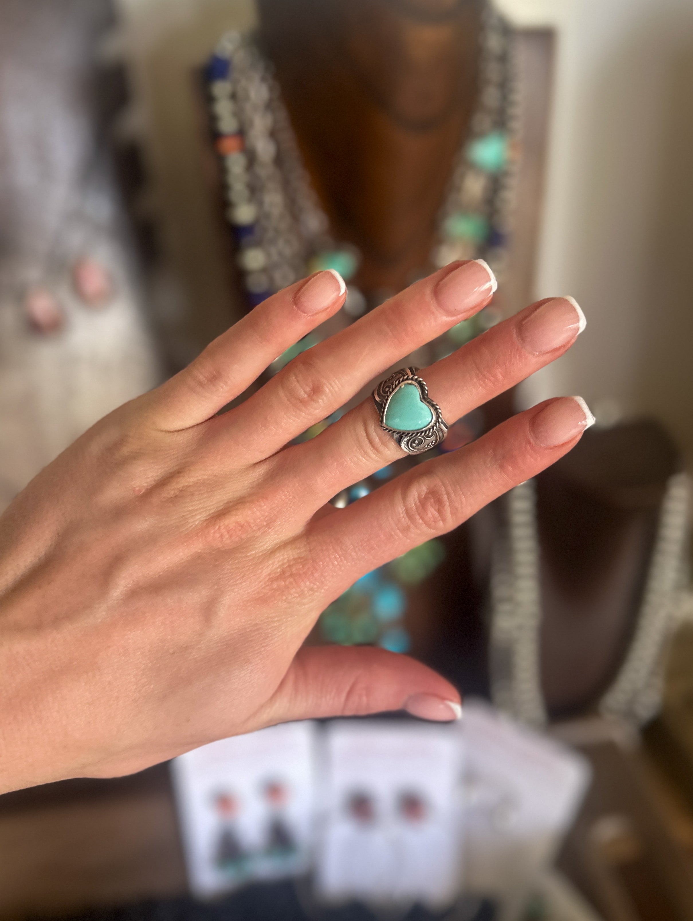 Heart Cigar Band Ring