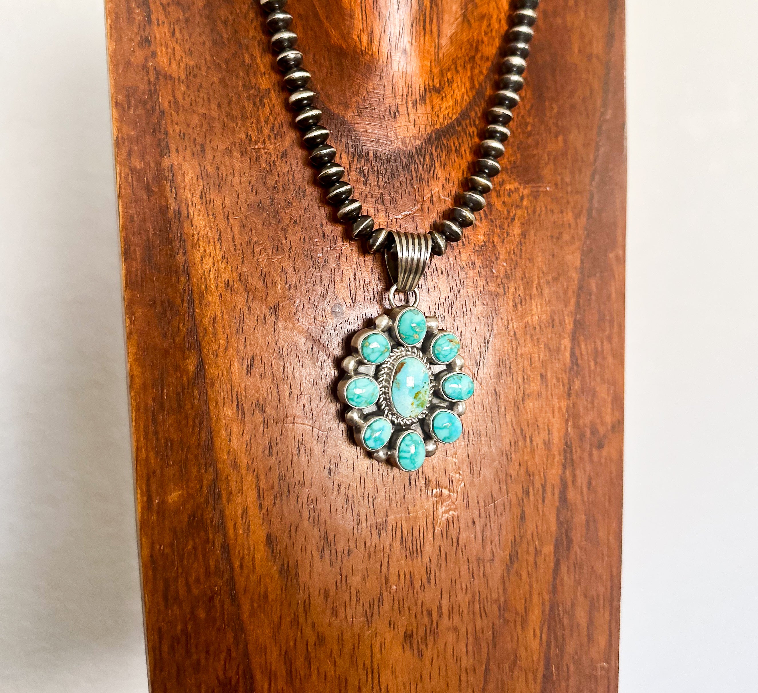 Webb Turquoise Cluster Pendant