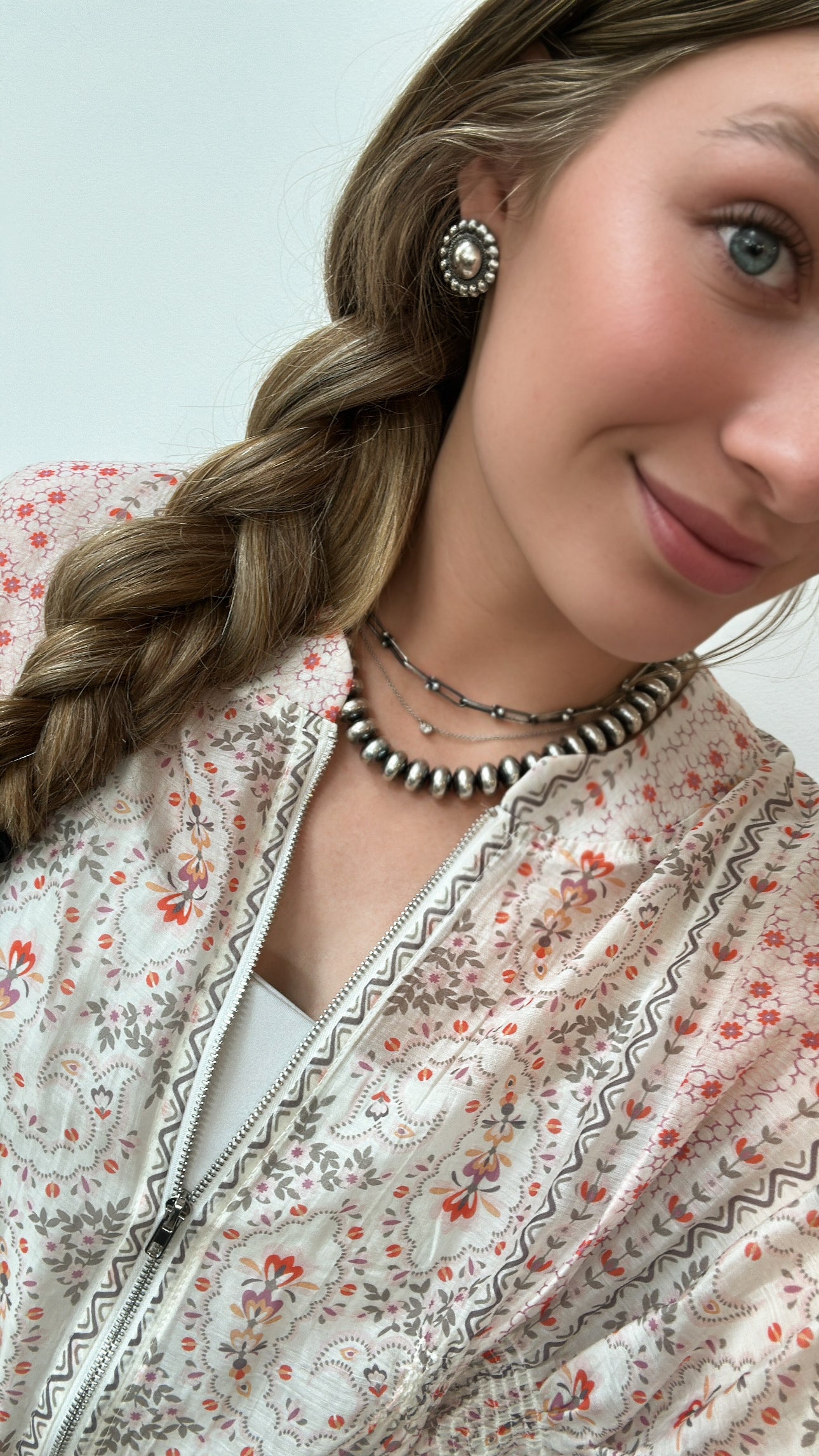Sterling Silver Concho Studs
