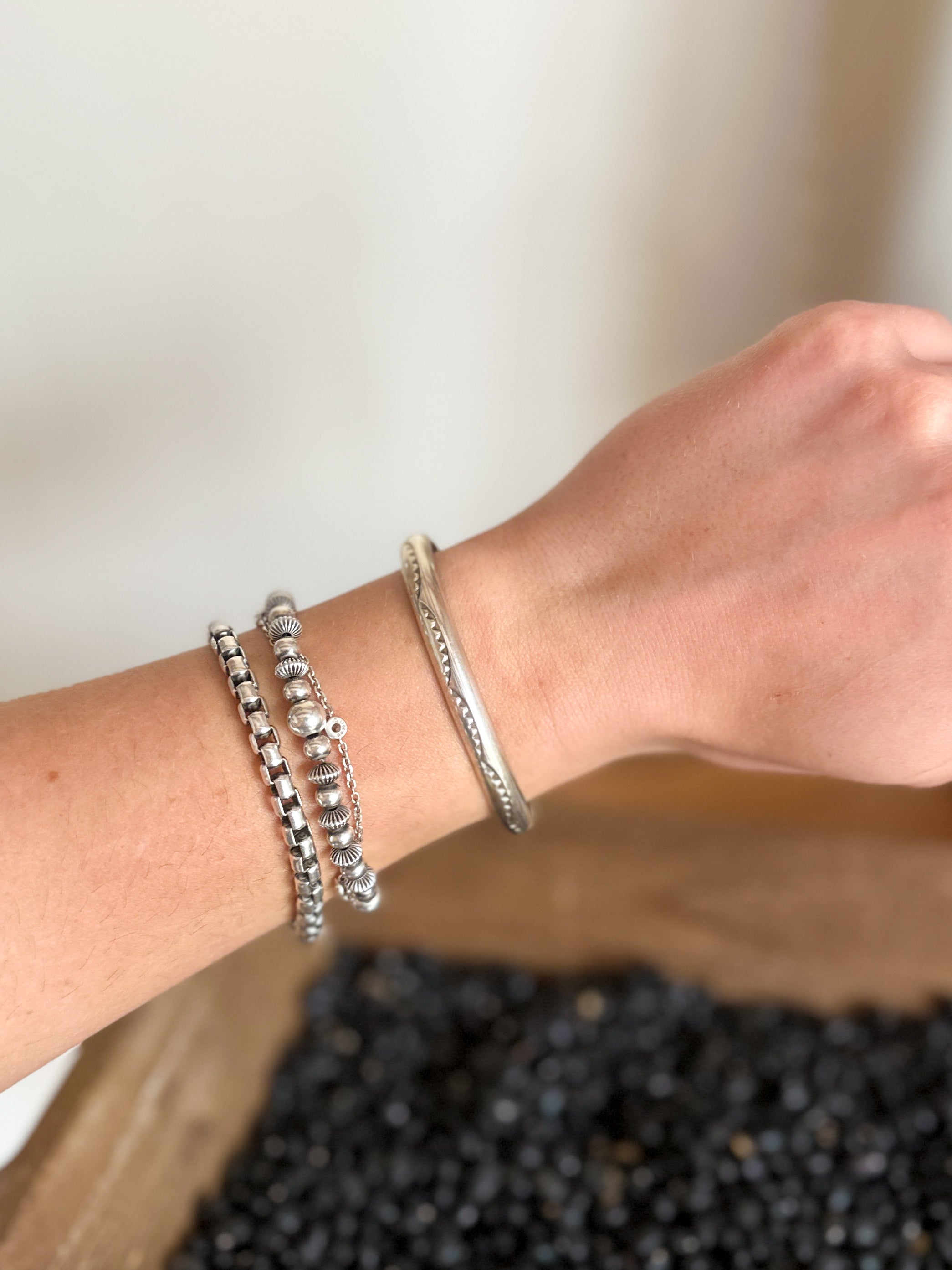 Tahe Stamped Bracelet