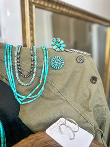 Zuni Cluster Pin