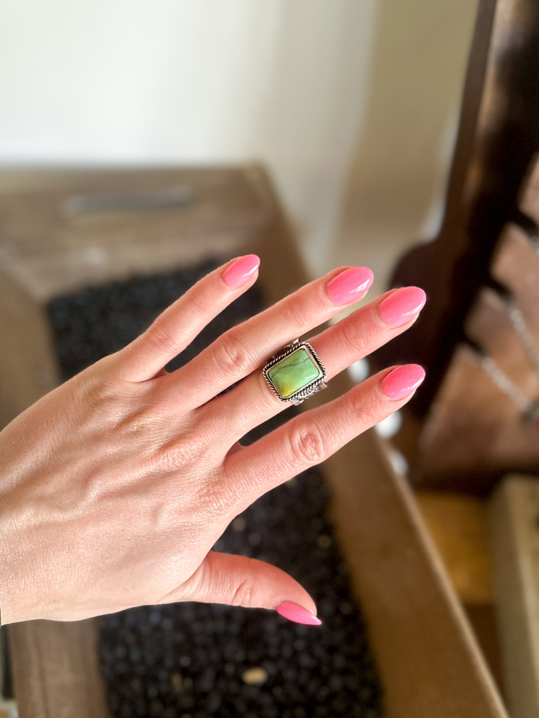 Contemporary Cigar Band Ring Size 7