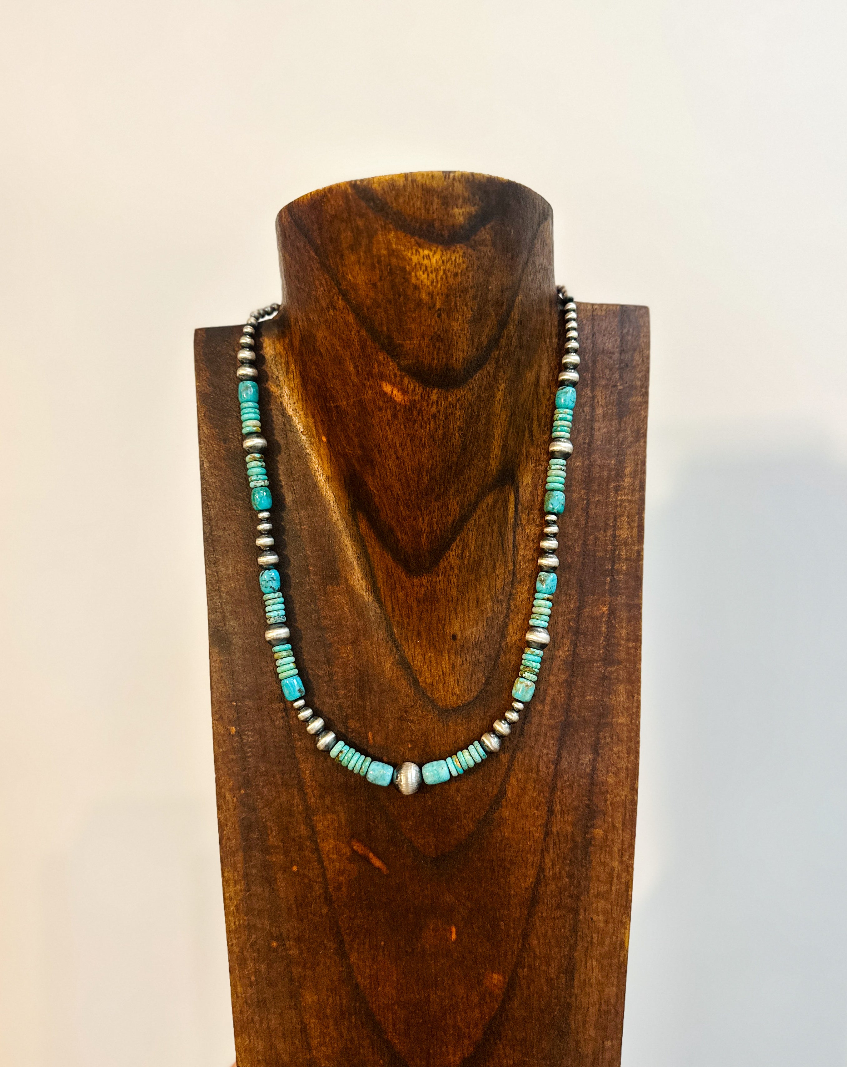 Turquoise + Pearl Statement Necklace