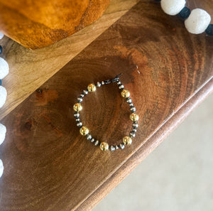 4/5mm Pearls + Gold