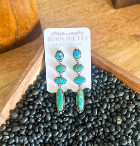 Four Stone Sonoran Gold Statement Earrings