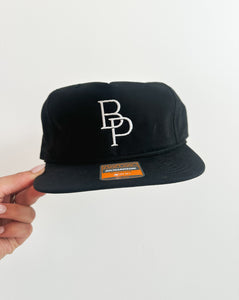 White on Black Trucker Hat