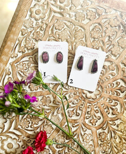 Elouise’s Purple Spiny Studs