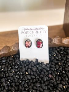 Dahlia Rose Studs