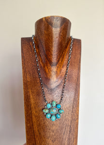 Kingman Cluster Necklace