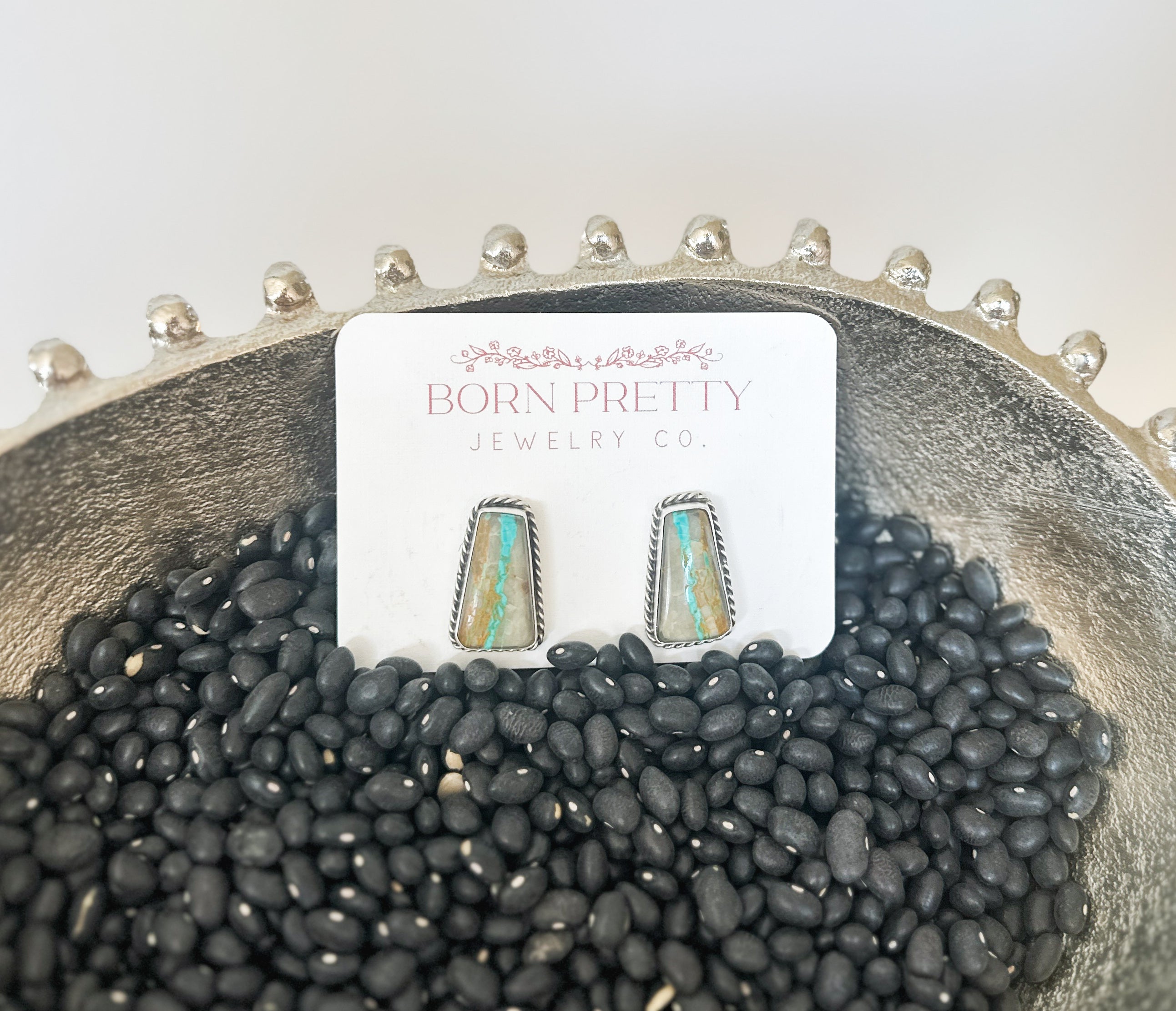 Royston  Ribbon Statement Studs